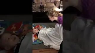 Shopkin Princess Plays Peek-a-Boo with Baby Brother for Giggles!
