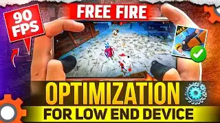 Free Fire Lag Fix 2025🔥💯 | Best Device Optimization Settings for Smooth Gameplay✅