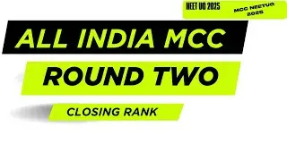 #neetug2025, #mcc, #mbbs #mbbsstatus  MCC ROUND TWO RESULT OUT