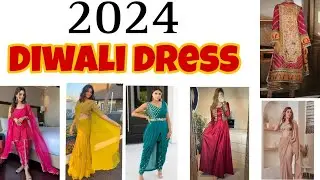 2024 Diwali dress for girls/ diwali outfit for 2024/ new dress design #indowestern #diwalidress