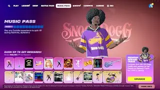 All Fortnite x Snoop Dogg Pass & Skin Bundle Showcase!
