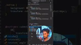Create a 3D Rotating Cube with CSS in Minutes! 🧊✨ | 