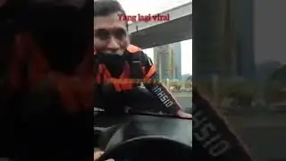 Viral sopir ojol nabrak dishub