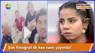 Şok fotoğraf ilk kez canlı yayında!