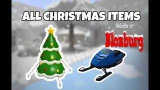 BLOXBURG CHIRSTMAS UPDATE (NEW ITEMS REVIEW)