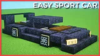 (NO MODS) ✔ Minecraft Easy Sport Car Tutorial