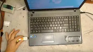 ACER TRAVELMATE 5744,  замена разъема USB, BIOS