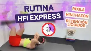HIPOPRESIVOS| RUTINA PARA ALIVAR DOLOR MENSTRUAL, RETENCIÓN DE LIQUIDOS, CANSANCIO... | 20 MINUTOS
