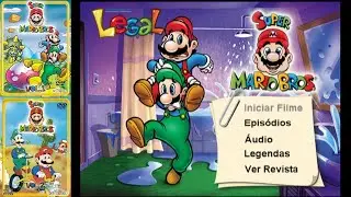 Super Mario Bros. Volume 1 e 2 (DVD Vídeo Brinquedo) - Tour pelos Menus e Revista Digital