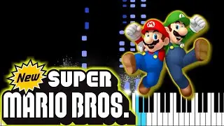 New Super Mario Bros. Worlds 1 - piano tutorial cover (Synthesia) by Anny_piano