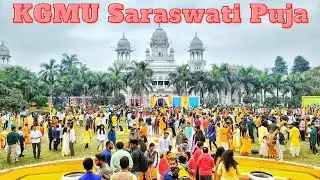 KGMU Saraswati Puja celebration 🎉 || #kgmu #medicalcollege #saraswatipuja #basantpanchami #neet