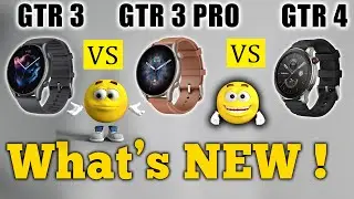 Amazfit GTR 3 VS GTR 3 Pro Vs GTR 4 Comparison 🤯 Biggest Feature Update Yet?