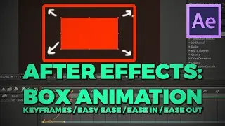 After Effects Tutorial - Box Animation | Animation Basic Using Keyframe | Easy Ease