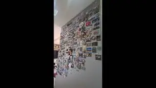 Parede Magnética Inteira Para Seus Ímãs de Viagens, Fotos e Recados.