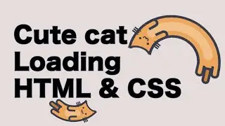 Creating a Cute #cat Loading Animation using #HTML and #CSS