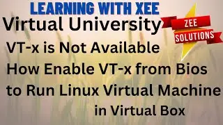VT-x is not available | How Enable VT-x from Bios to Run Linux Virtual Machine in Virtual Box