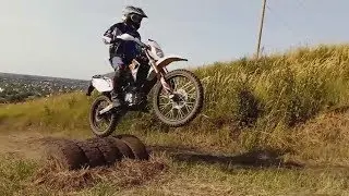 Один день на эндуро трассе. Покатушка на Kayo T2. Китай может.