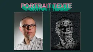 Créer une affiche portrait texte sur Photoshop