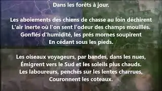 Saison fidèle aux cœurs qu'importune la joie - Charles Guérin lu par Yvon Jean