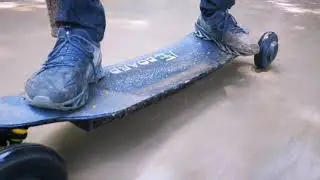 Aeboard GT Riding test,Flex Flexible Battery