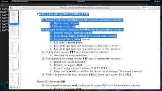 14 TP transfert 6 - Admin Linux: serveurs NFS, SAMBA, FTP, SSH, HTTP, SMTP, DNS et DHCP sous CentOS9