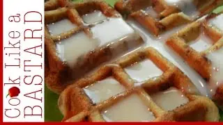 Easy Waffle Iron Cinnamon Rolls