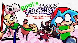 Baldi's Basics in Funkin 3rd Anniversary Reskin Mod Showcase!