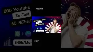 500 youtube shorts in just 60 minuets- Youtube shorts automation #youtubeautomationideas #shorts