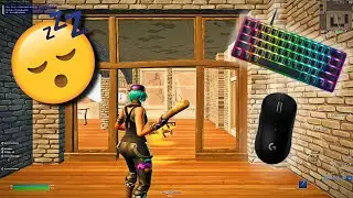 Razer Huntsman Mini Keyboard Sounds 😴 ASMR 😍4K Fortnite Tilted Towers Zone Wars Gameplay