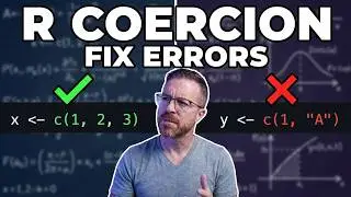 Atomic Data Types, Vectors & Coercion in R | Computational Statistics (10)