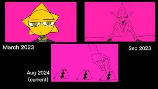 3 animation videos comparison (hip short) by yako