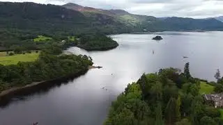 The Lake District & Derwent Water by drone August 2022