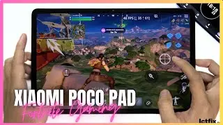 Poco Pad Fortnite Mobile Gaming test | Snapdragon 7s Gen 2, 120Hz Display