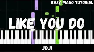 Joji - Like You Do (Easy Piano Tutorial)