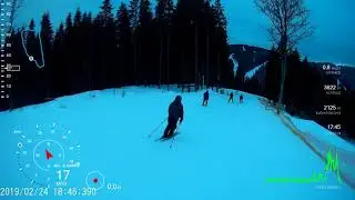 Буковель, 2-В траса,(1) 20190224