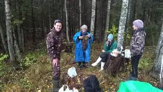 Поход с семьёй за грибами.