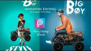 BAD BOY New Concept Photo Editing In Picsart - New Instagarm Viral Editing - New Editig World