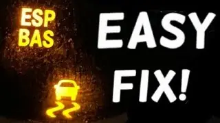 How to Fix & Reset ESP BAS Warning Light Stays On or Flashing | ESP BAS Light On