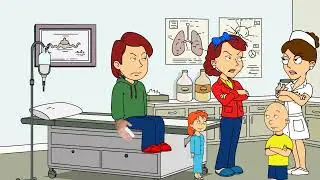 Caillou Slams the Door to his Dad's Finger/Grounded