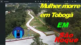 Mulher morre em tobogã e criança fica ferida em são roque  #drone #dji mini 2
