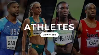 TrackSpikes.co Athletes Justin Gatlin, Tyson Gay, Khamica Bingham, Genevieve LaCaze