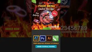 Coreldraw Design- Food for Social Media