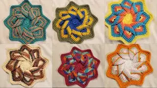 Swirl Hot pad or Wall Decoration | How to crochet my Swirl Hot pad or Wall Decoration