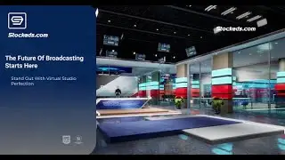 NEWSROOM NFLW9  | Unreal Engine Corporate Virtual Set | Integrated With Aximmetry |