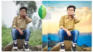 snapseed photo editing background color change | snapseed main photo ka background kaise change kare
