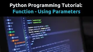 Python Tutorial:  Using Parameters in Functions