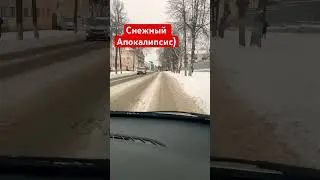 Снежный покалипсис прям какой то )