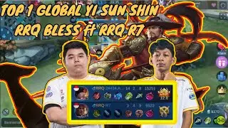 Yi Sun shin Best Build 2021 | RRQ Bless Top Global 1 Yi Sun shin Gameplay ft R7- Mobile Legends