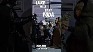 Luke attempts to sell baby Yoda [Grogu] to Darth Vader #shorts #comedy #movies