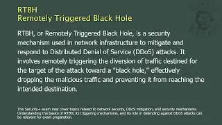 RTBH - Remotely Triggered Black Hole